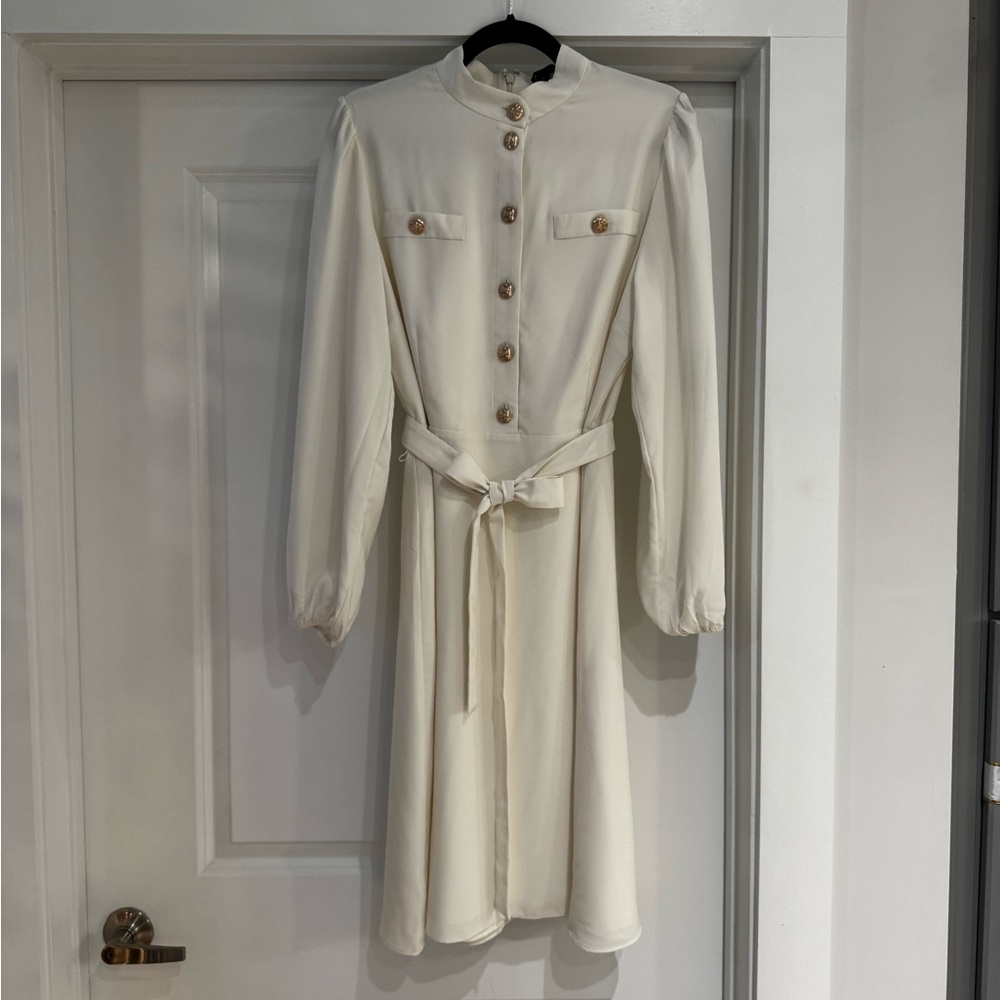 Ann Taylor Cream Dress